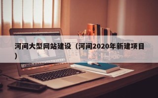 儋州河间大型网站建设（河间2020年新建项目）