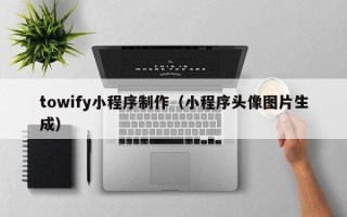 儋州towify小程序制作（小程序头像图片生成）